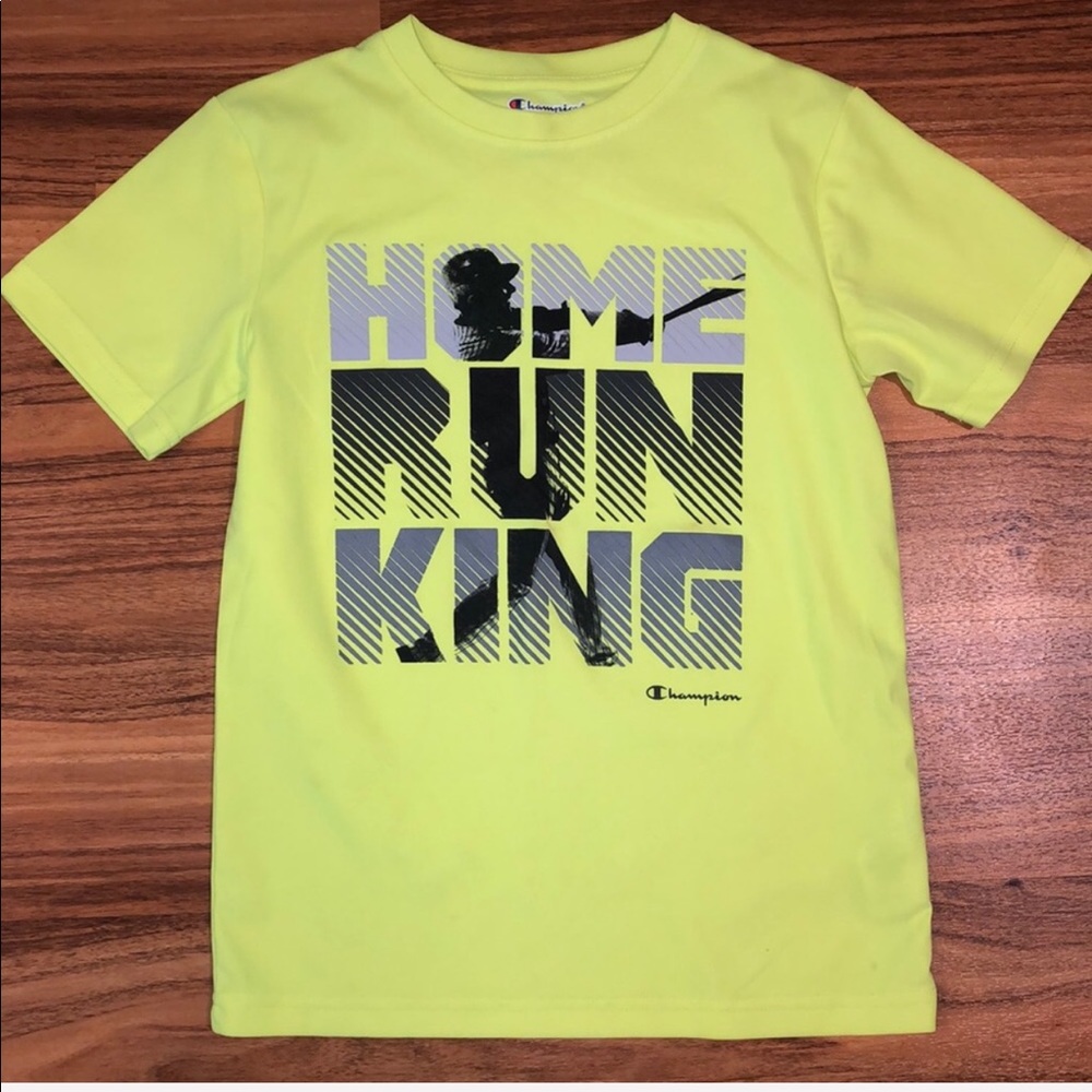 Boy’s Champion short sleeve baseball t-shirt